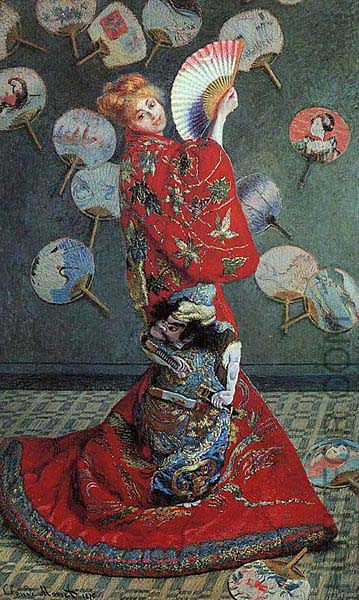 Claude Monet Madame Monet in a Japanese Costume,